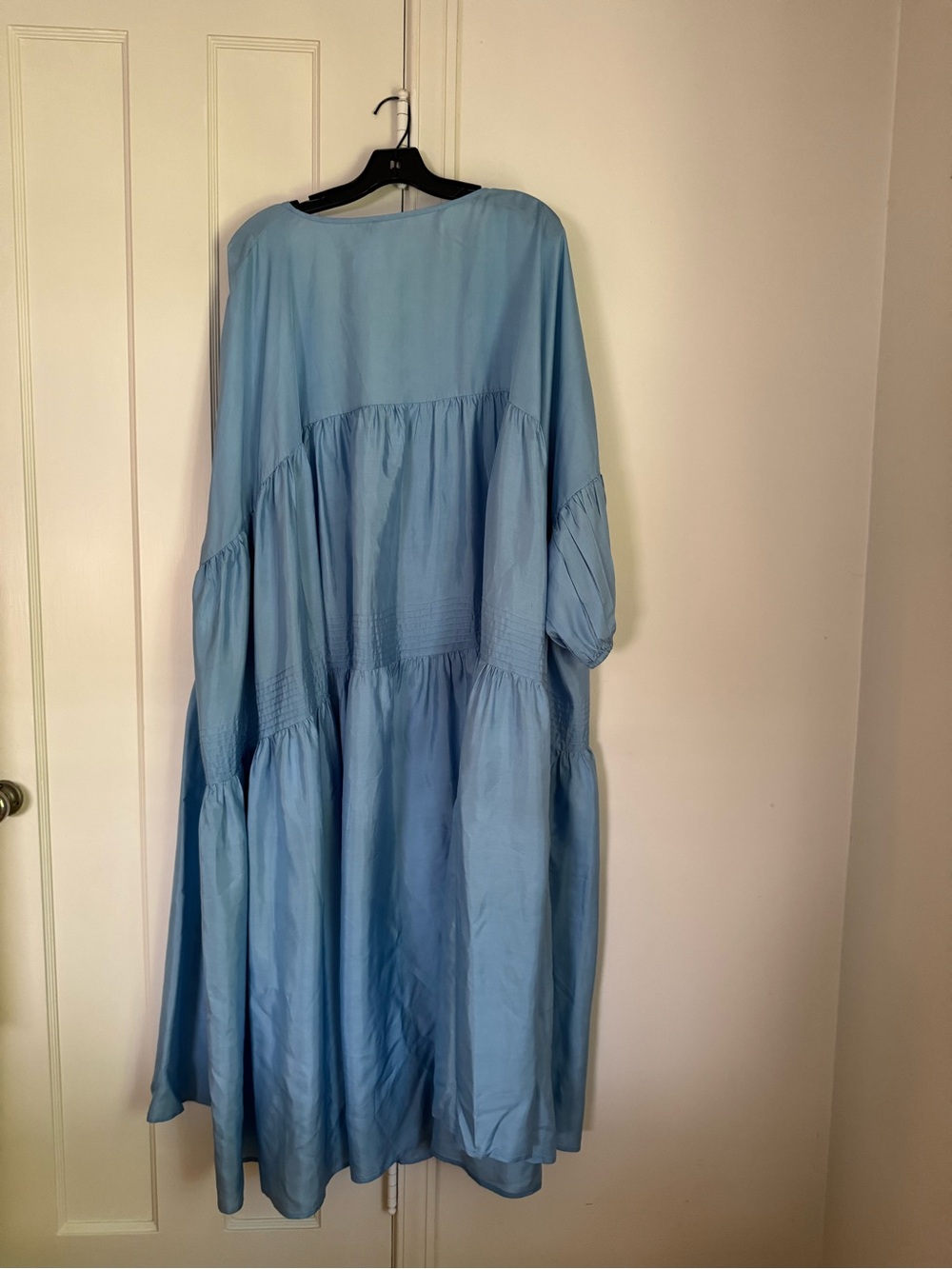 Airi Maxi Dress — Blue Bell V-Neck Tiered Maxi - Picture 4 of 4